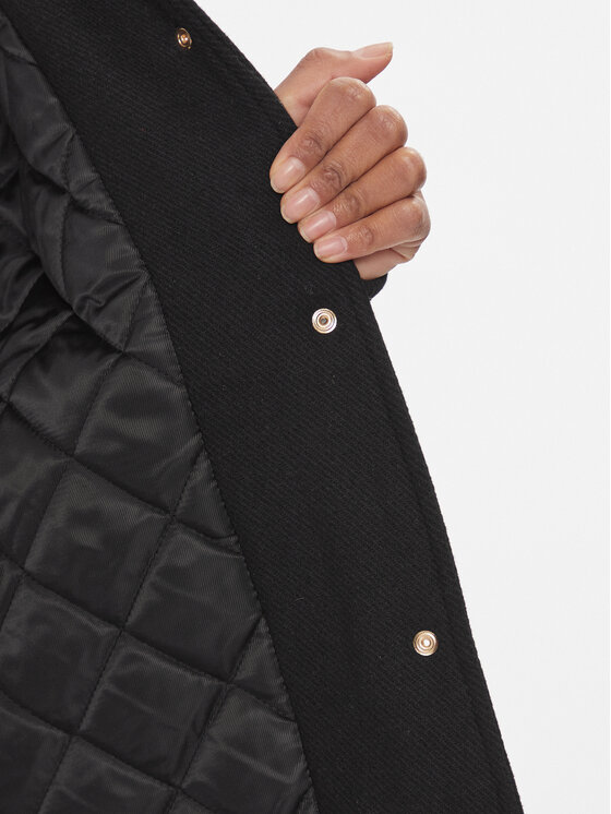 Tommy Jeans Tommy Jeans Bomberjacke Cord Mix Letterman DW0DW16592 Schwarz Regular Fit