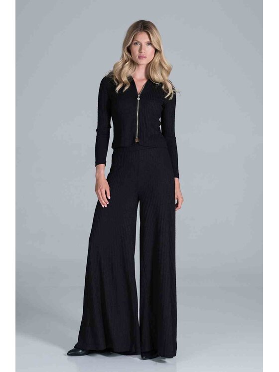 FIGL FIGL Bluza M823 Czarny Regular Fit
