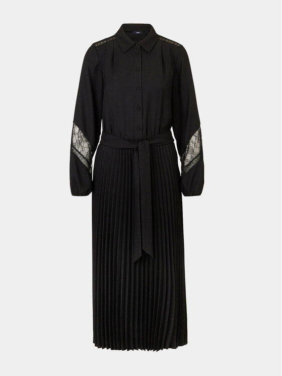 JOOP! JOOP! Rochie tip cămașă 58 JW241D220 30040294 Negru Regular Fit