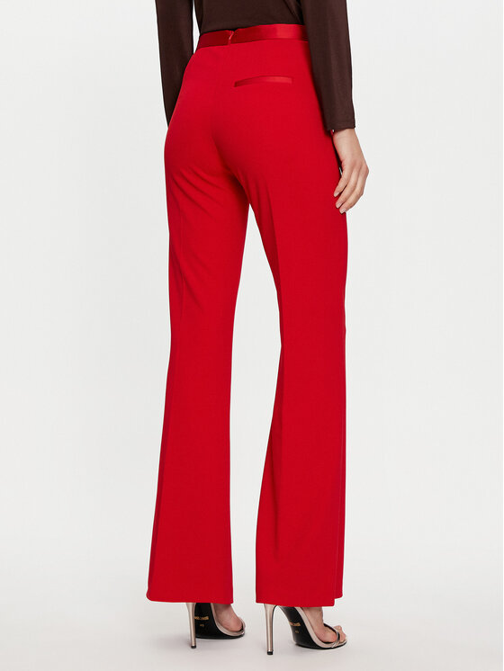 Imperial Imperial Παντελόνι υφασμάτινο P3E9IAW Κόκκινο Flare Fit
