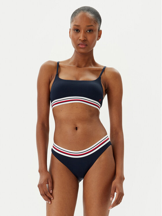Tommy Hilfiger Tommy Hilfiger Vrchný diel bikín UW0UW05806 Tmavomodrá