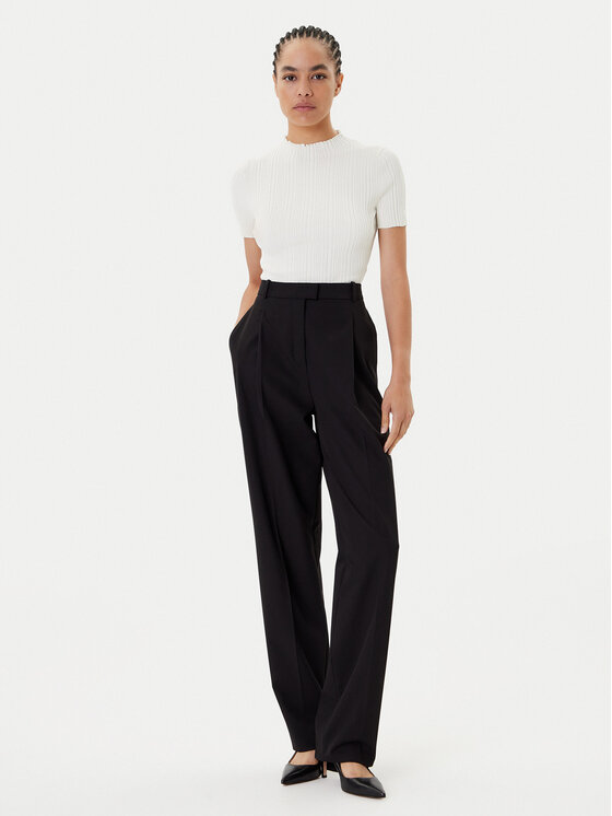 HUGO HUGO Блуза Sarphapilk 50542598 Бежов Slim Fit