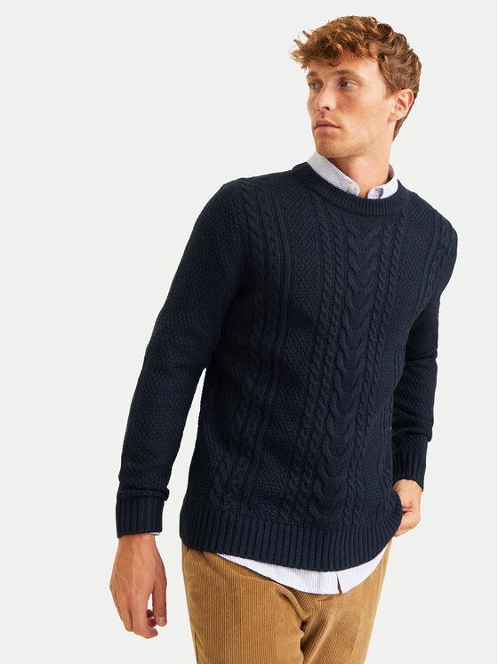 Jack&Jones Jack&Jones Sweater Craig 12258480 Sötétkék Regular Fit