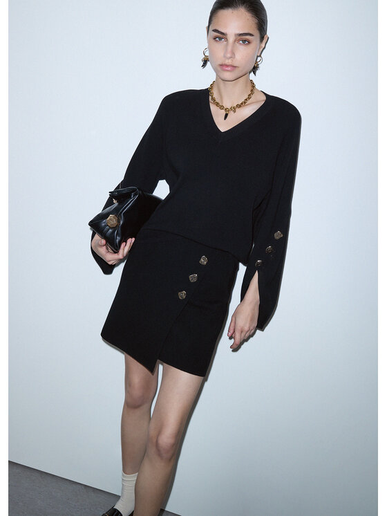 Liu Jo Liu Jo Maglione CF6092MS99E22222 Nero Regular Fit