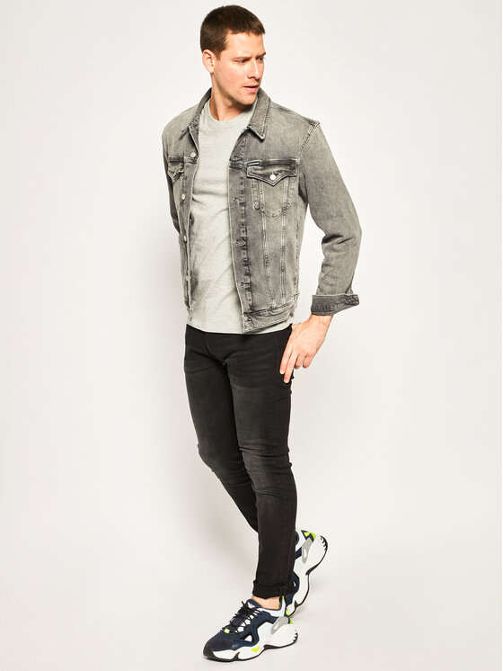 Nike Nike T-Shirt Sportswear Club AR4997 Szary Standard Fit