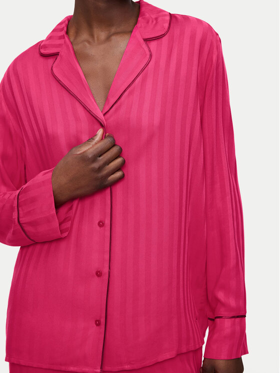 Triumph Triumph Pizsama Amourette Jacquard 10225073 Rózsaszín Relaxed Fit