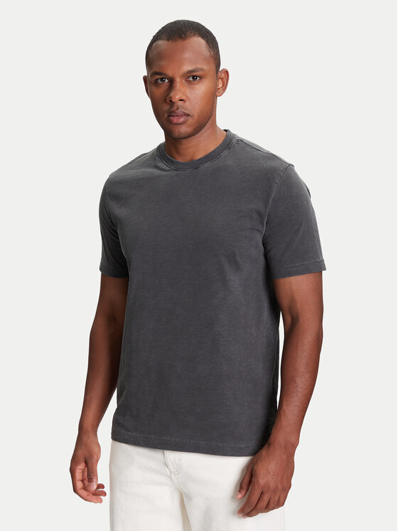 United Colors Of Benetton United Colors Of Benetton Majica 36JGU105U Siva Relaxed Fit