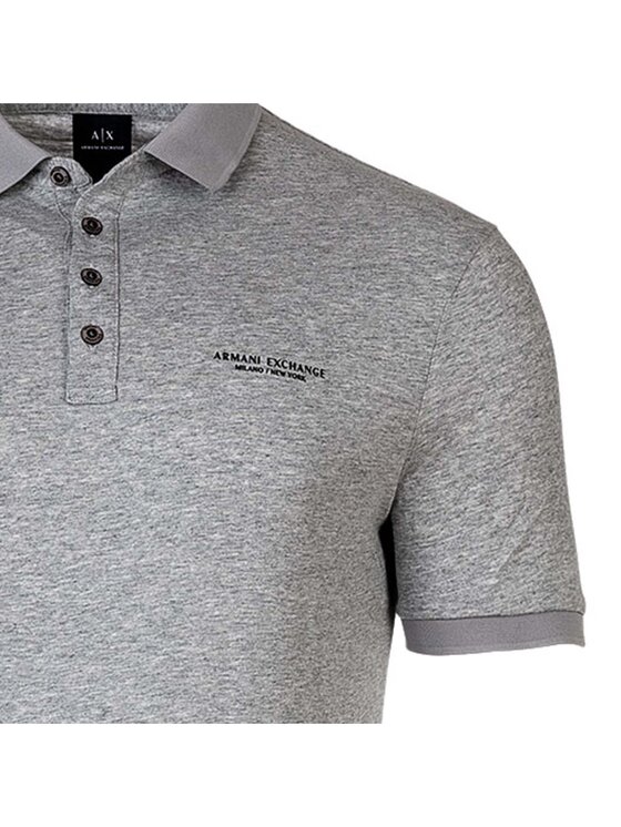Armani Exchange Armani Exchange Polo 10909 Szary Comfort Fit