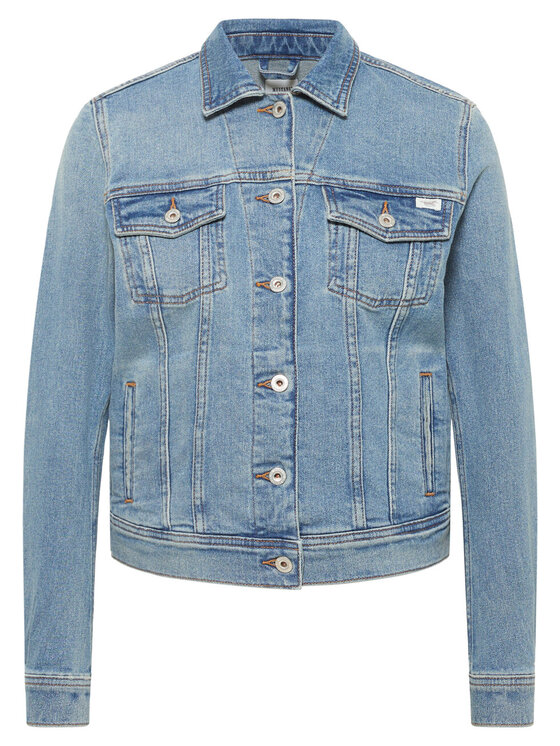 Mustang Mustang Kurtka damska Santa Rosa Denim Jacket Niebieski Regular Fit