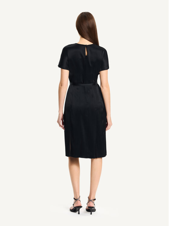 KMX Studio KMX Studio Sukienka koktajlowa 923130007 Czarny Flare Fit