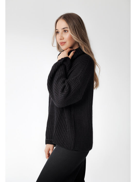 LAURELLA LAURELLA Svetr Laurella 6TU004299 Černá Regular Fit
