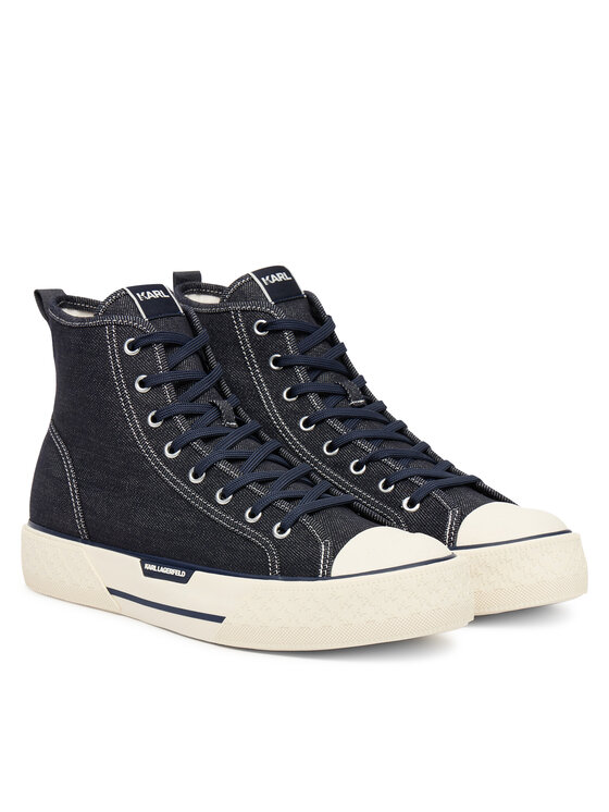 KARL LAGERFELD KARL LAGERFELD Trampki KL50455D Granatowy