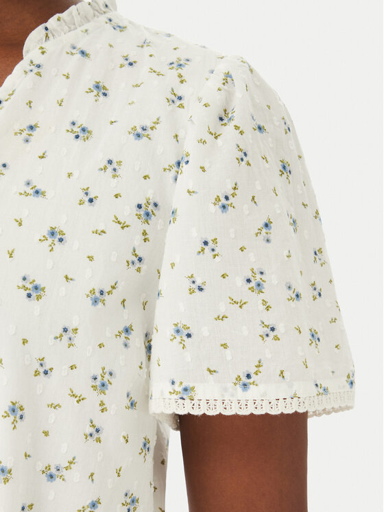 Vero Moda Vero Moda Každodenné šaty Trine 10342726 Biela Regular Fit