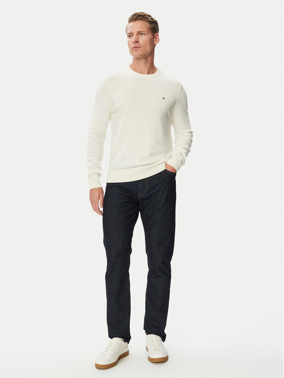 Tommy Hilfiger Tommy Hilfiger Jeansy Denton MW0MW44913 Granatowy Straight Fit