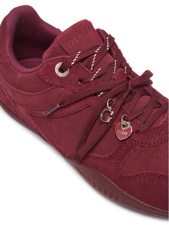 Guess Guess Sneakersy FLFBE2 SUE12 Bordowy