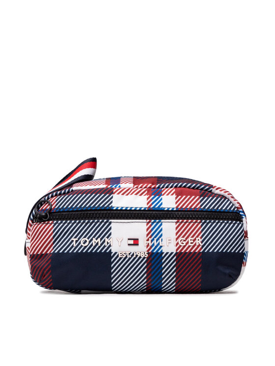 Tommy Hilfiger Tommy Hilfiger Pochette per cosmetici Th Established Check Washbag AM0AM07825 Multicolore