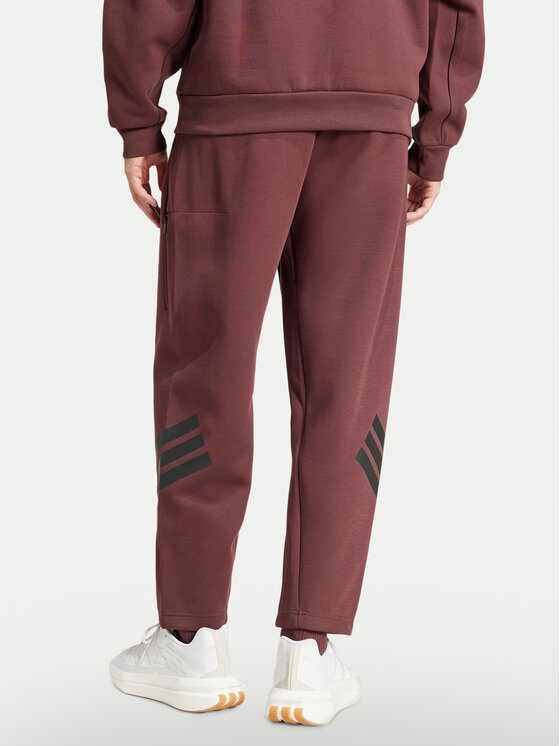 adidas adidas Pantaloni trening Future Icons 3-Stripes JD4888 Vișiniu Loose Fit