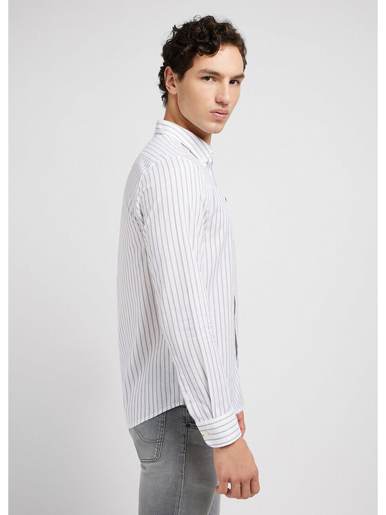 Lee Lee Camicia LEE BUTTON DOWN Bianco Regular Fit