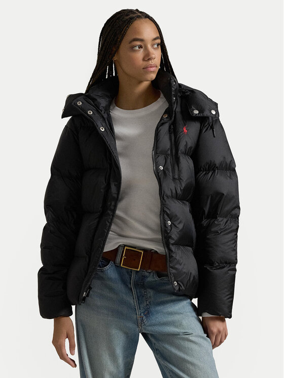 Polo Ralph Lauren Polo Ralph Lauren Vatovaná bunda 211932183002 Černá Relaxed Fit