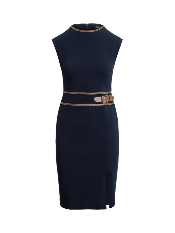 LAUREN RALPH LAUREN LAUREN RALPH LAUREN Cocktail obleka 200980040001 Mornarsko modra Slim Fit