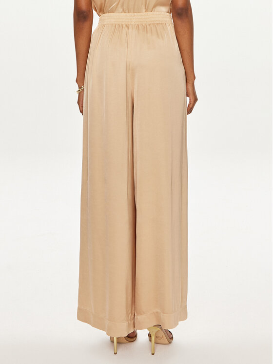 ViCOLO ViCOLO Medžiaginės kelnės TB0034 Smėlio Relaxed Fit