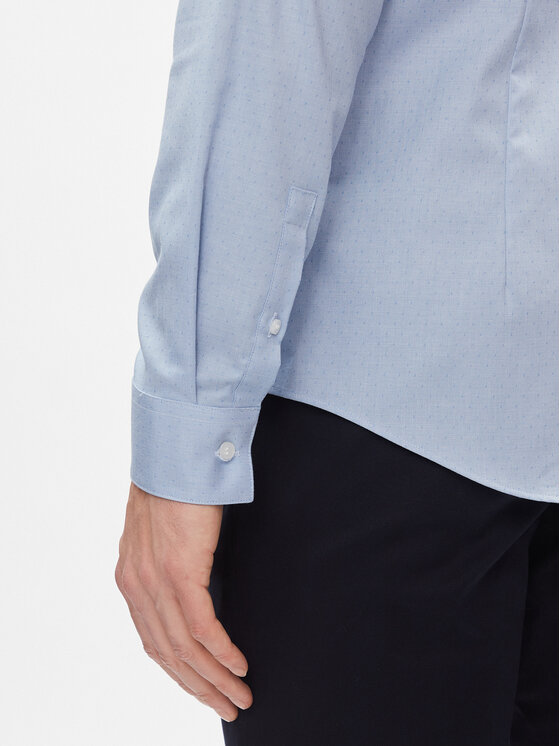 Calvin Klein Calvin Klein Camicia K10K112305 Celeste Slim Fit