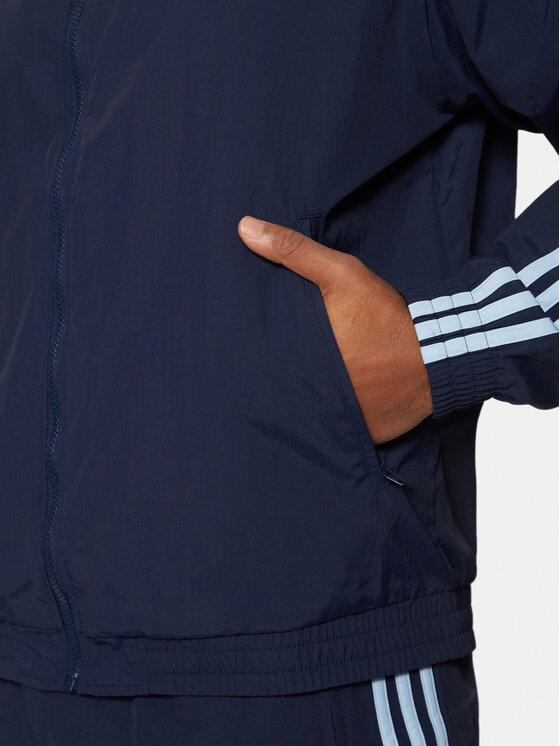 adidas adidas Pulóver adicolor Firebird JP1253 Sötétkék Loose Fit