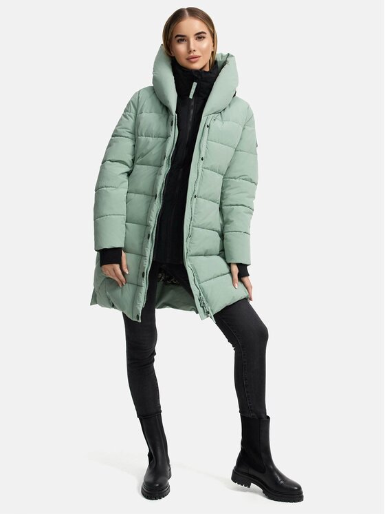 Navahoo Navahoo Kurtka zimowa Knutschilein Zielony Regular Fit