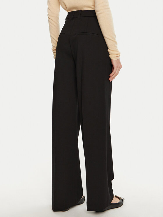 OUI OUI Hlače 88780 Crna Straight Fit