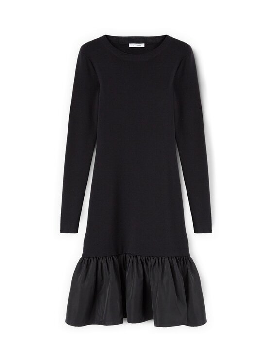 Motivi Motivi Abito da cocktail 7624W001474N033 Nero Regular Fit