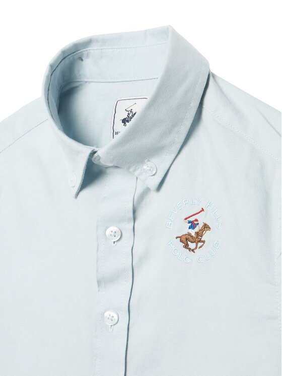 Beverly Hills Polo Club Beverly Hills Polo Club Hemd P-SS26B-SH0151 Hellblau Regular Fit