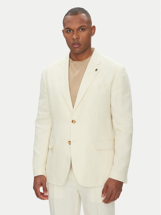 Liu Jo Giacca da abito QA5268 T4346 Beige Regular Fit, taglia : 48