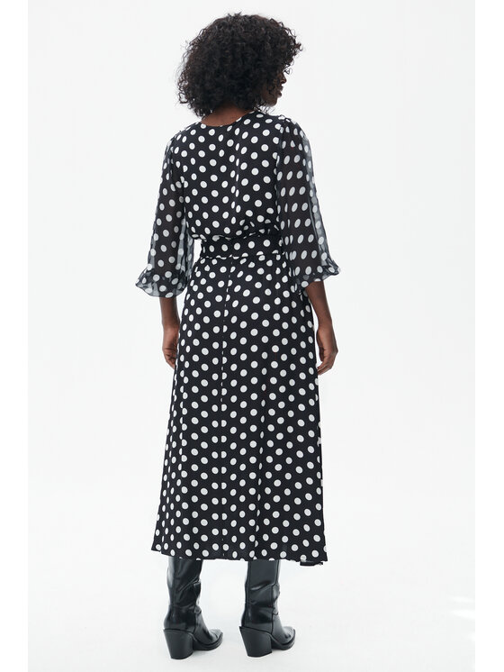blue shadow blue shadow Bluzka Daisy Czarny Regular Fit