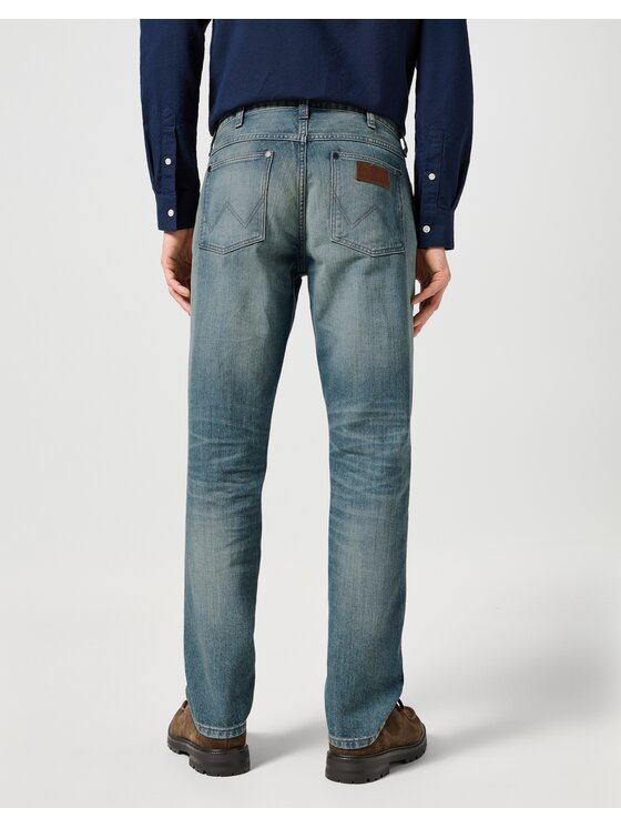 Wrangler Wrangler Jeansy GREENSBORO Niebieski Straight Leg