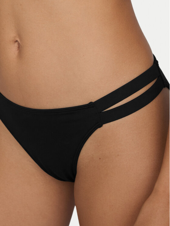 Roxy Roxy Bikini partea de jos Solid Essentials ERJX405186 Negru