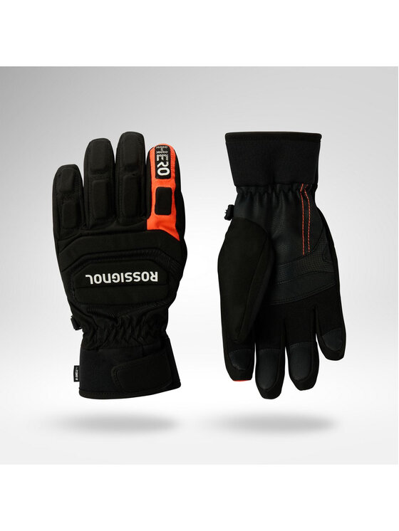 Rossignol Rossignol Rękawice narciarskie Jr Hero Ski Gloves R-Shell Dry Czarny
