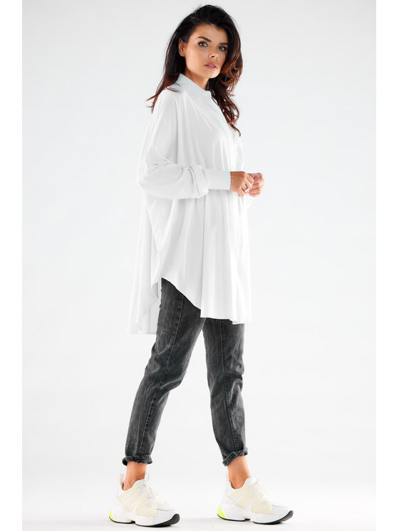 Awama Awama Camicia A528 Bianco Basic Fit