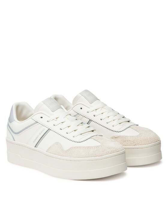 Tommy Jeans Tommy Jeans Sneakers The Greenwich Flatform EN0EN02807 Alb