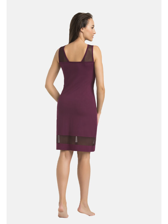 Teyli Teyli Koszula nocna 218 Fioletowy Regular Fit