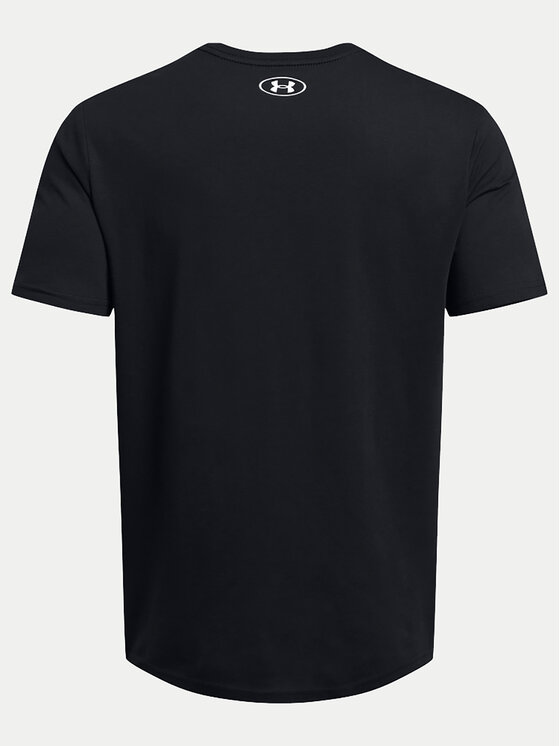 Under Armour Under Armour Marškinėliai Ua Gl Foundation Update Ss 1382915-001 Juoda Loose Fit