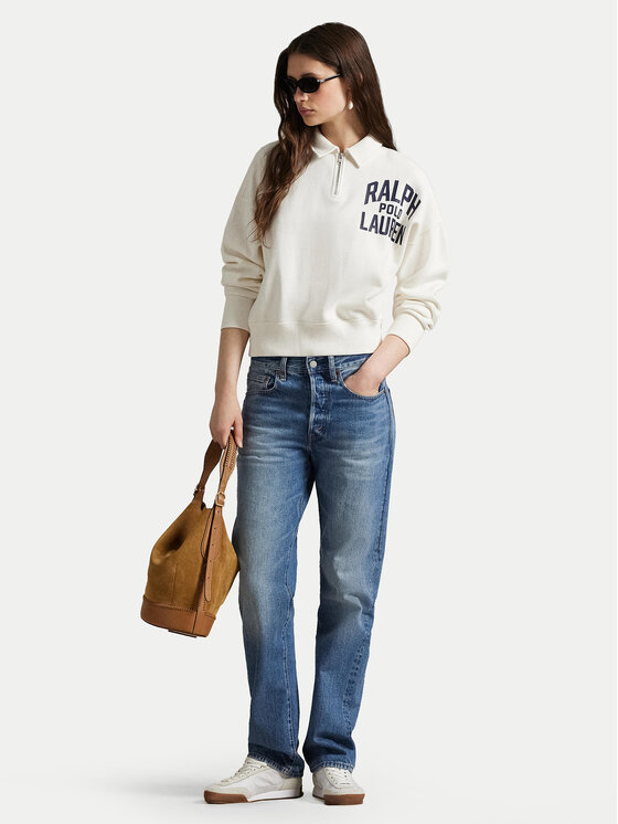 Polo Ralph Lauren Polo Ralph Lauren Bluza 211971753002 Biały Relaxed Fit