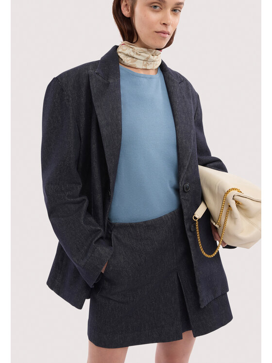 Trussardi Trussardi T-shirt M7736001193N024 Turchese Regular Fit