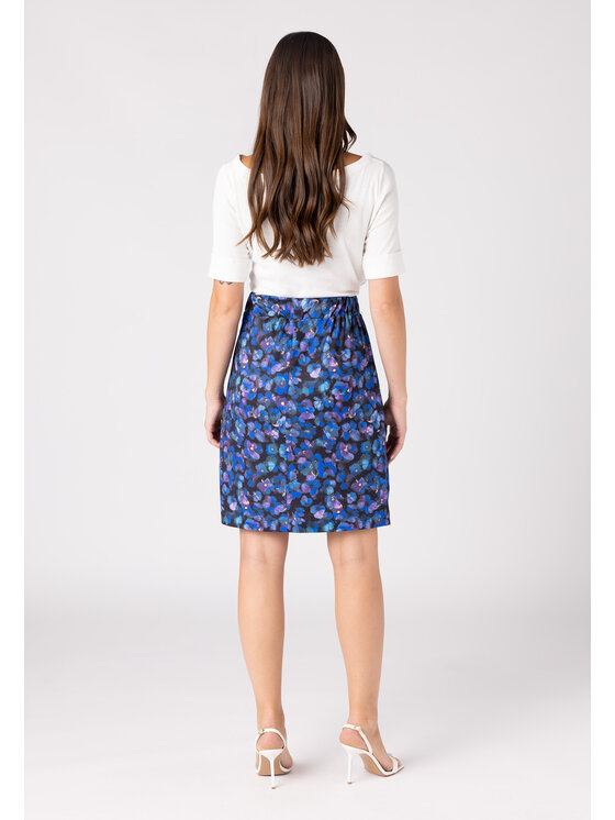 QUIOSQUE QUIOSQUE Sukňa QUIOSQUE 7VD002811 Modrá Regular Fit