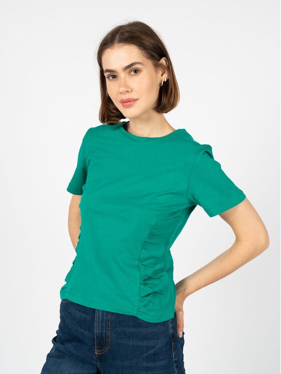 Silvian Heach Silvian Heach T-Shirt CVP23123TS Πράσινο Slim Fit