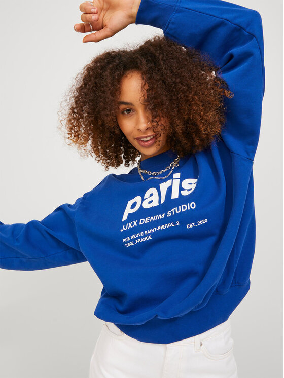 Felpa Beatrice 12200367 Blu Loose Fit