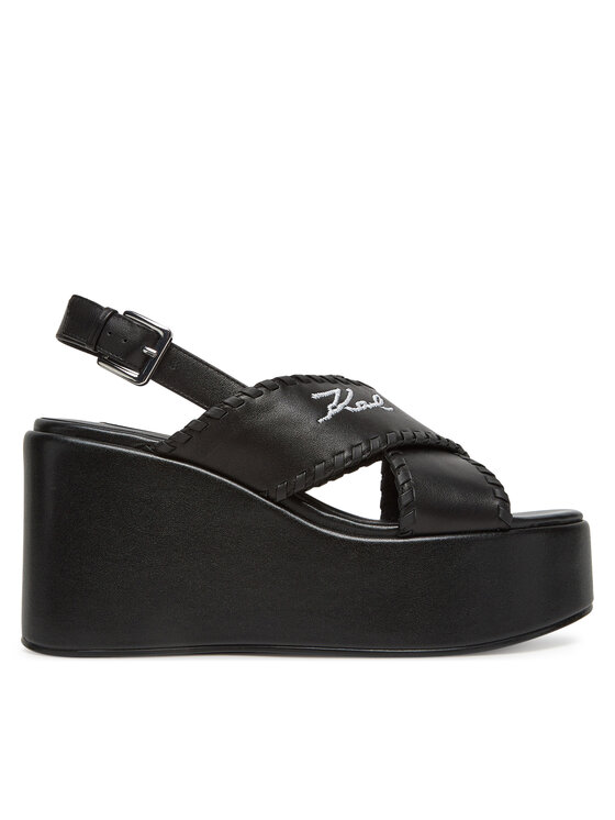 KARL LAGERFELD KARL LAGERFELD Sandále Wendy KL33372 Čierna