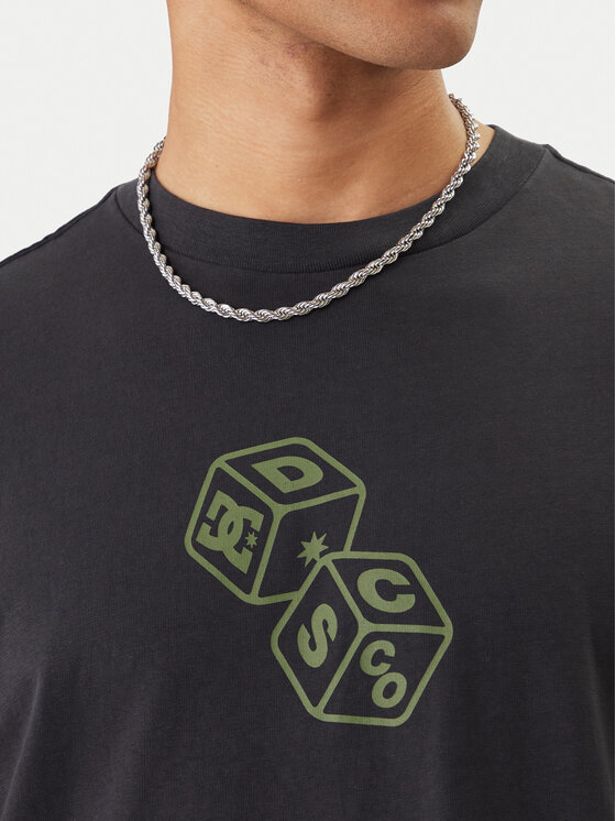 DC Shoes DC Shoes T-Shirt High Rollin EDYZT04367 Černá Regular Fit
