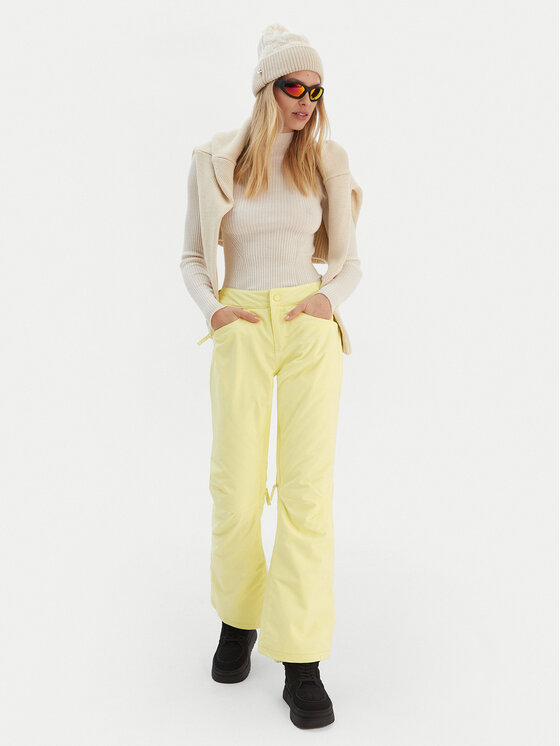 Roxy Roxy Штани для сноуборду Backyard ERJTP03299 Жовтий Tailored Fit