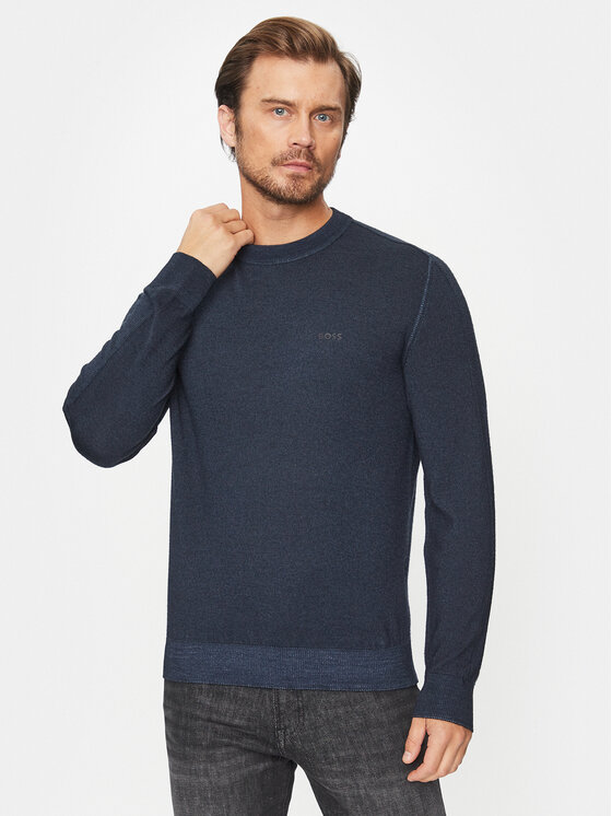 BOSS Boss Pullover Astefe 50497604 Dunkelblau Regular Fit