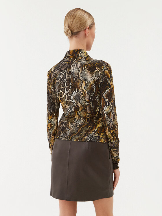 Just Cavalli Just Cavalli Majica 75PAL228 Žuta Slim Fit